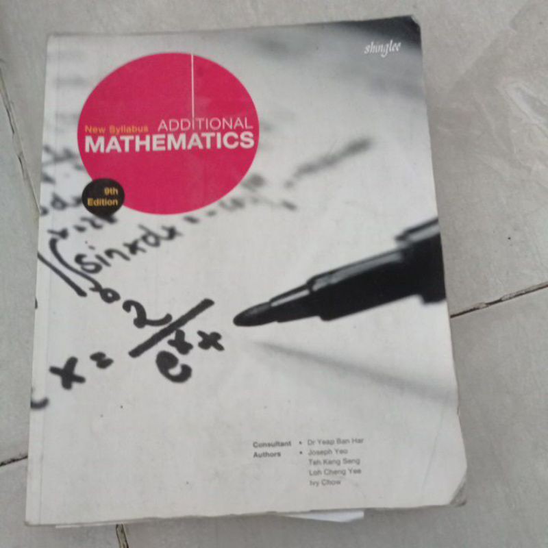 Jual Buku New Syllabus Additional Mathematics | Shopee Indonesia