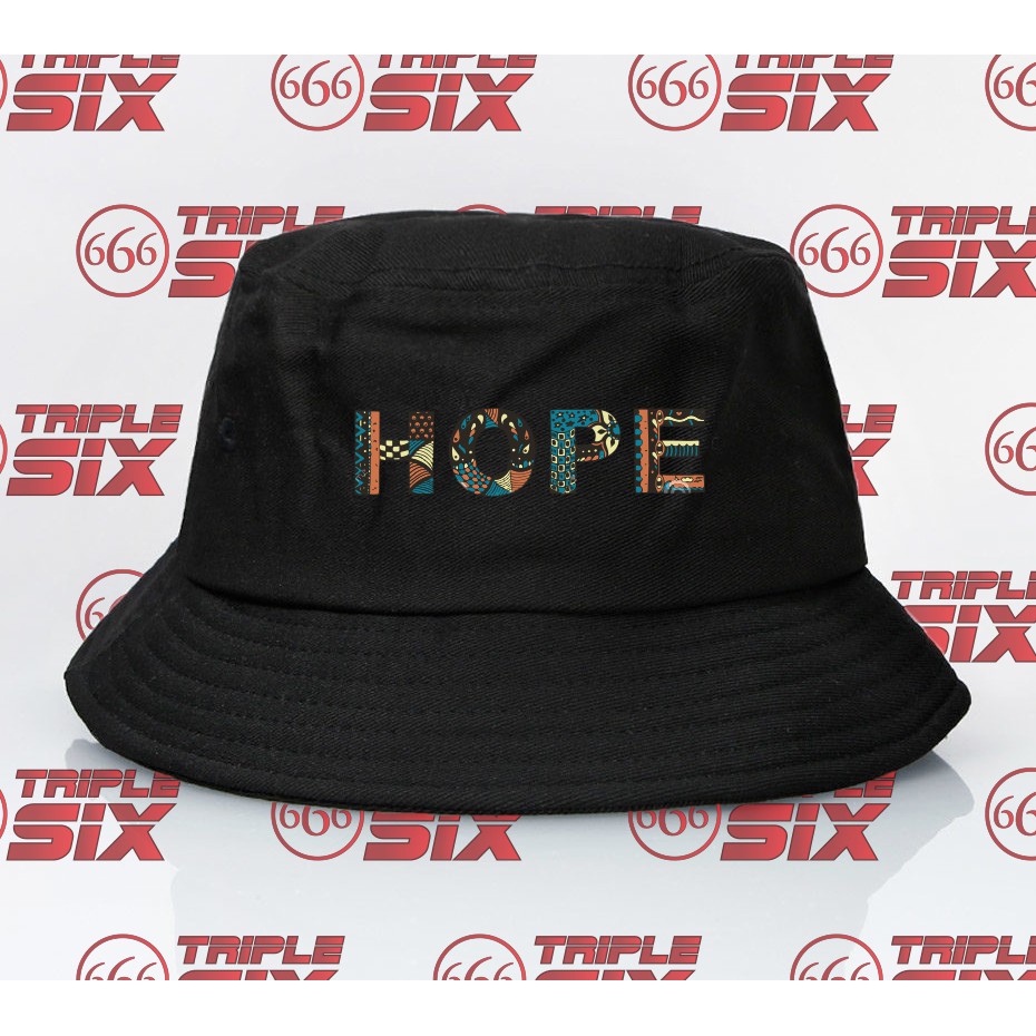 Jual TOPI BUCKET PREMIUM HOPE PRINT | Shopee Indonesia