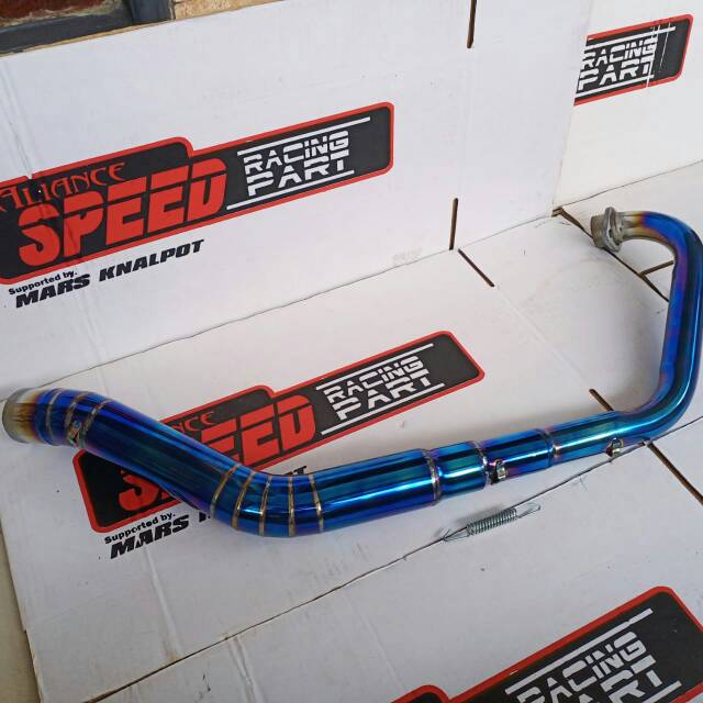 Jual Leher Pipa Knalpot Bluemoon R15 Cbr 150r Cb150r Byson Aerox Nmax Pcx Gsx Xabre Sonic Fu 9292