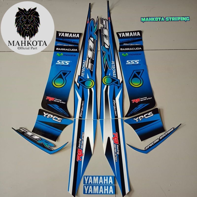 Jual STRIPING STICKER LIS LE POLET Yamaha fizr fiz r f1 zr spesial ...