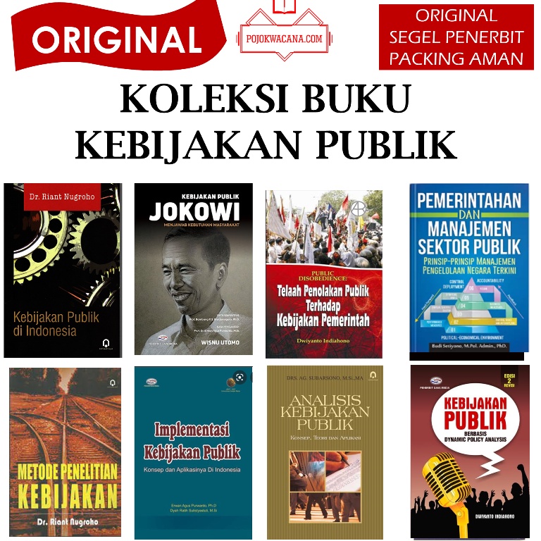 Jual Original - Koleksi Buku Kebijakan Publik - Kebijakan Publik Di ...