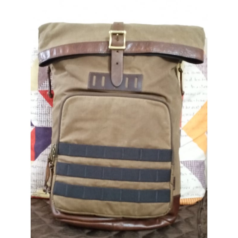 Fossil defender shop rolltop backpack