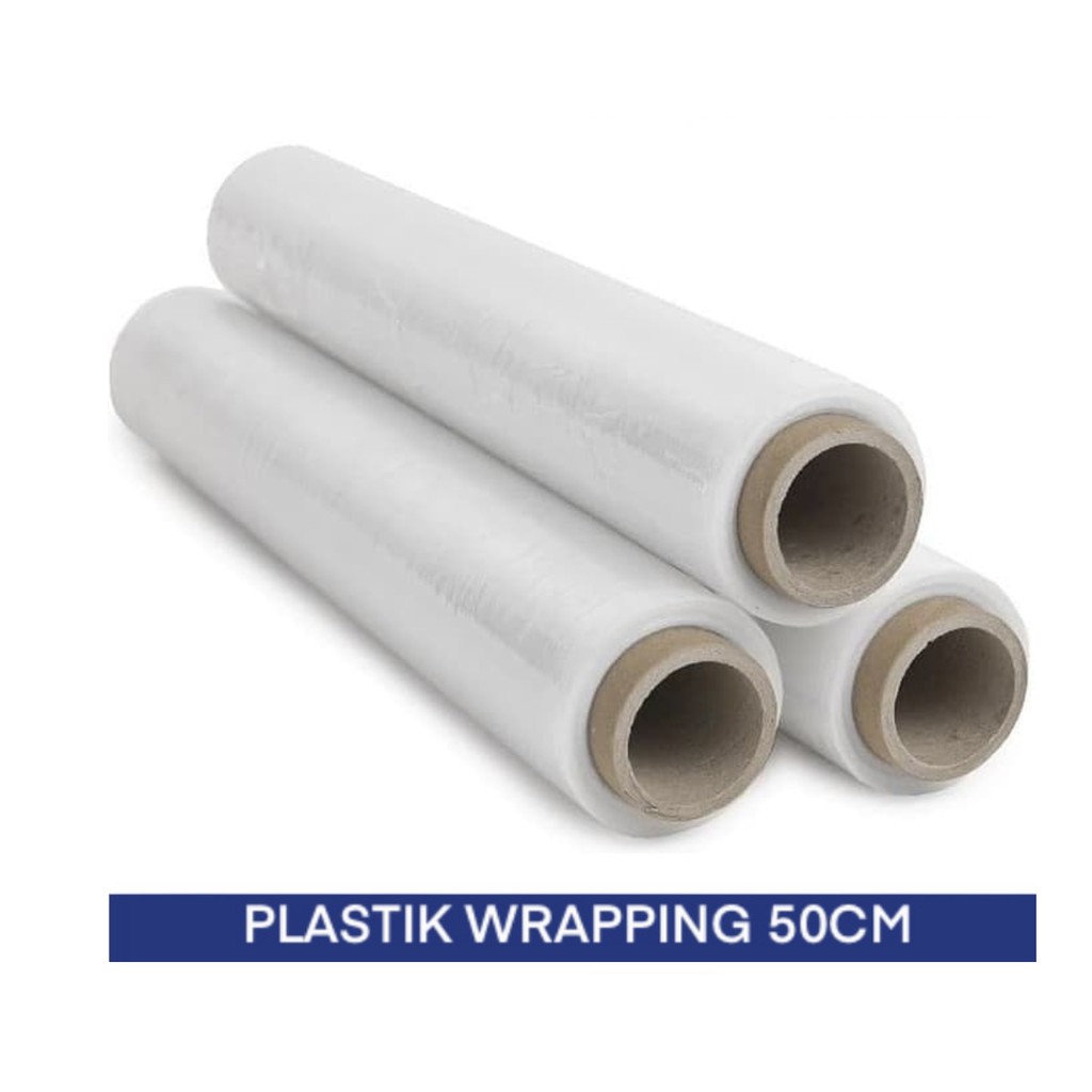 Jual STRETCH FILM 50CM X 150M PLASTIK WRAPPING | Shopee Indonesia