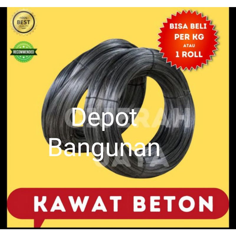 Jual Kawat Beton/Kawat Bendrat/Kawat Ikat Besi Beton Harga Per 1 KG ...