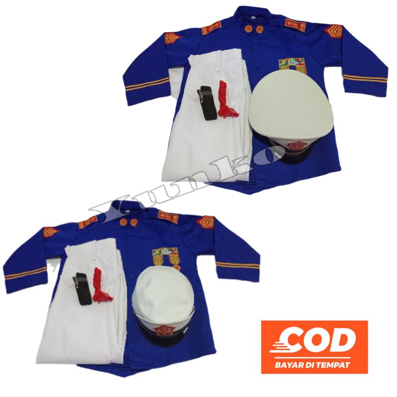 Jual Baju angkatan laut anak laki-laki dan perempuan kostum profesi ...