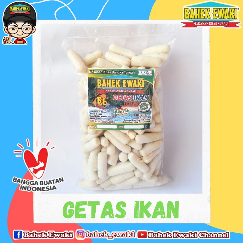 Jual Getas Ikan Merk Bahek Ewaki 250gr | Shopee Indonesia