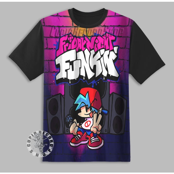 Jual Baju FNF Friday Night Funkin Kaos Anak Laki Laki Perempuan Pakaian ...
