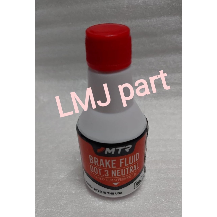 Jual Minyak Rem Brake Fluid Mtr Dot 3 50ml Shopee Indonesia 2059