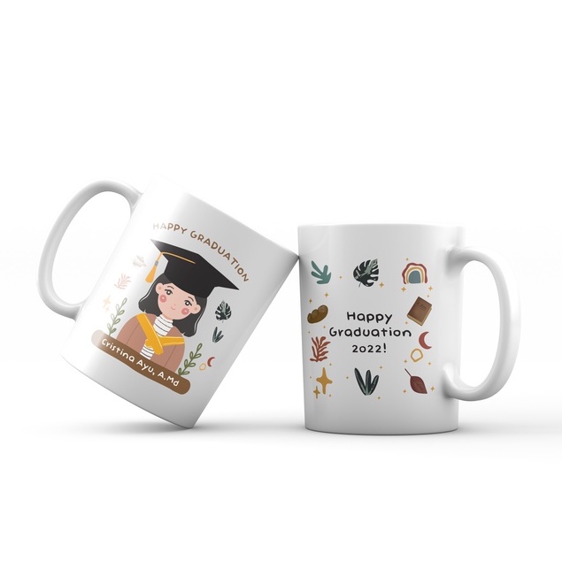 Jual Mug Wisuda Custom Nama/ Mug Custom /Mug Wisuda Unik Hadiah Unik ...