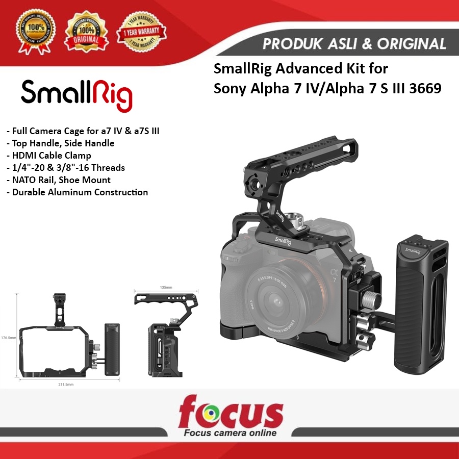 Jual SmallRig Advanced Kit for Sony A7IV/A7SIII | SM-3669 | Shopee ...