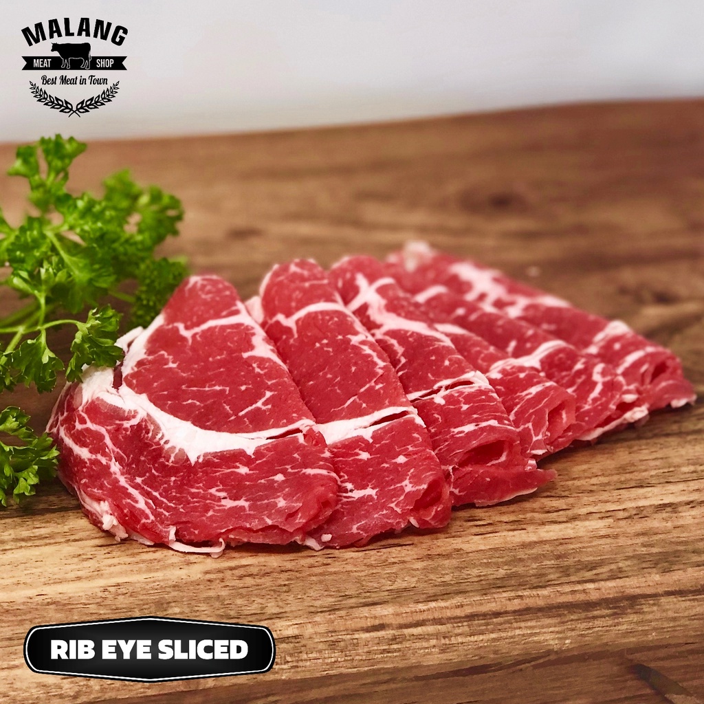 Jual DAGING SAPI RIBEYE SLICE BEEF 500gr | Shopee Indonesia