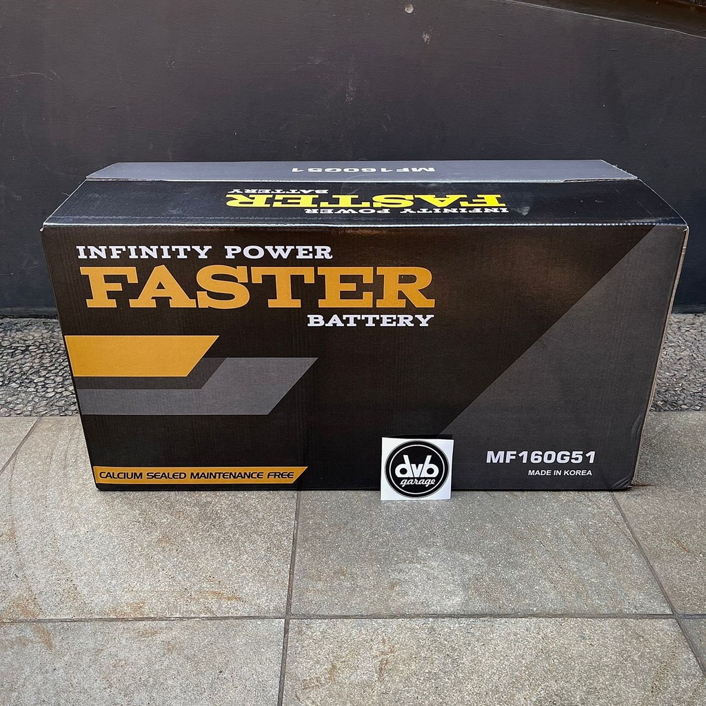 Jual AKI MF FASTER N150 150AH MF160G51 - ACCU KERING BATERAI IMPORT