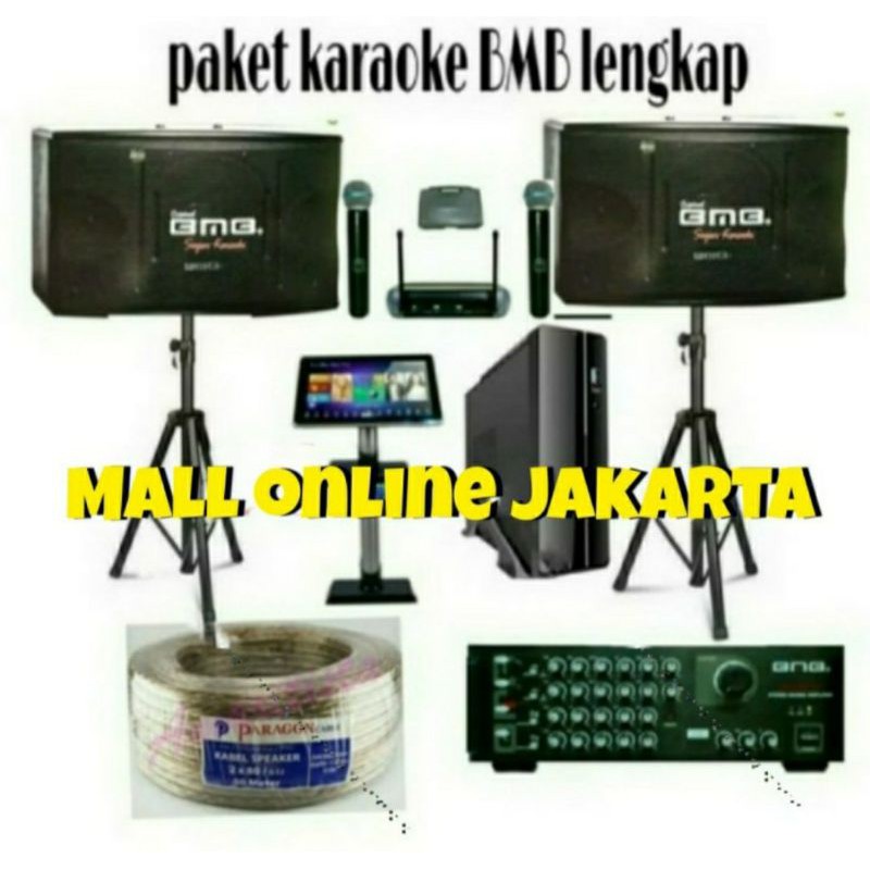 Jual Paket Sound System Karaoke Bmb 8 Inch Cpu Karaoke Subwoofer 12