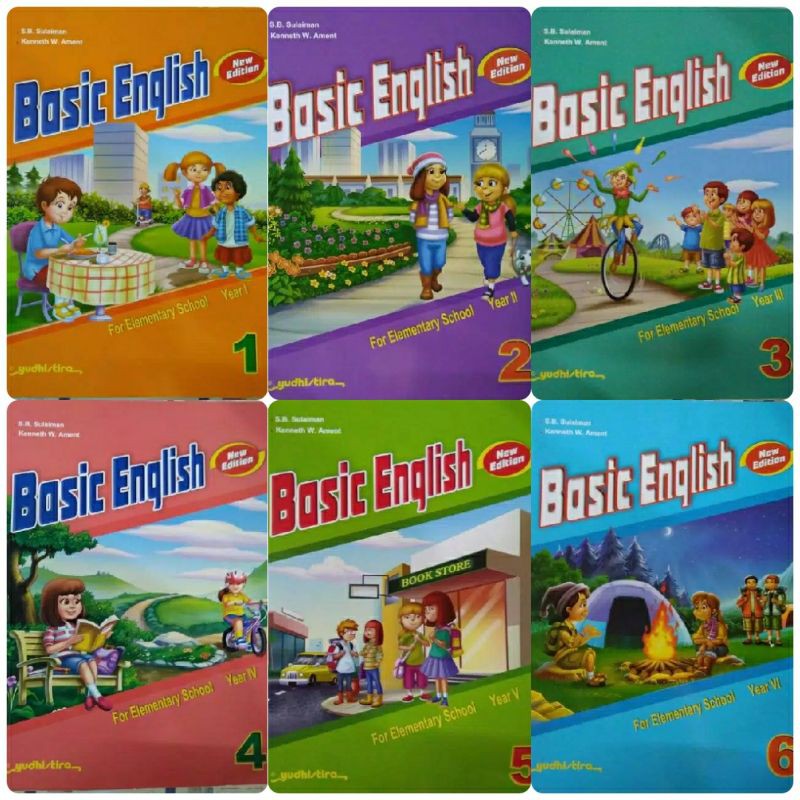 Jual Buku Bahasa Inggris Basic English Untuk Kelas 1 - 6 SD Mi ...