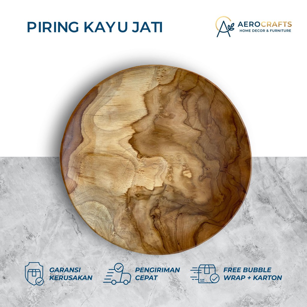 Jual Piring Kayu Piring Kayu Jati Piring Kayu Jati Murah Piring