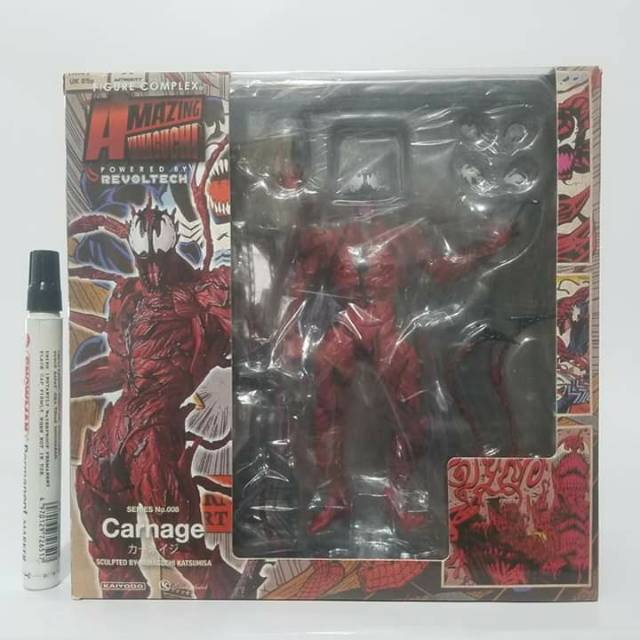 Jual mainan action figure amazing yamaguchi revoltech carnage the ...