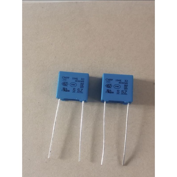 Jual kapasitor cmpp 104k 100N 275V original | Shopee Indonesia