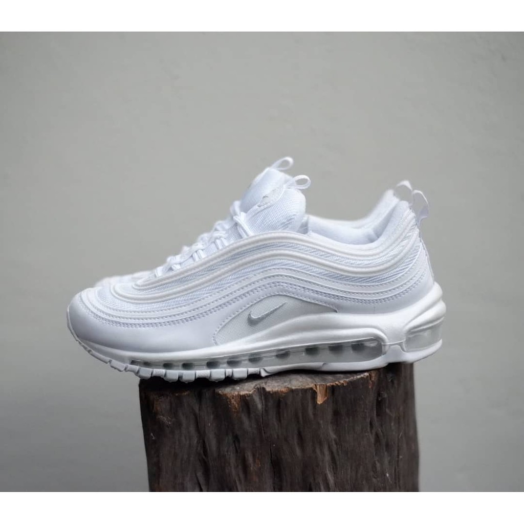 SEPATU SNEAKERS NIKE AIR MAX 97 ALL WHITE ORIGINAL