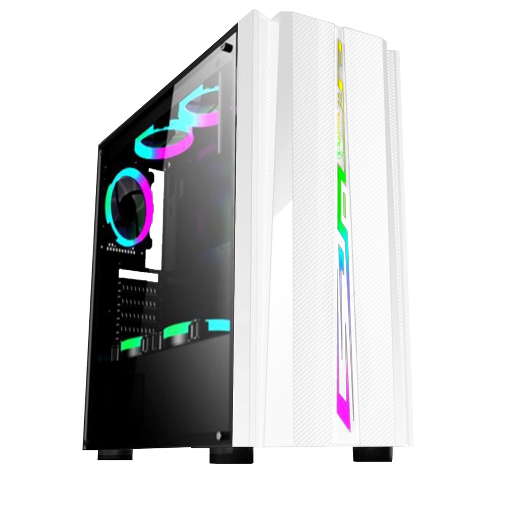 Jual Casing Gaming Raptor 1608 White Led Strip Rgb - Casing Gaming RGB ...