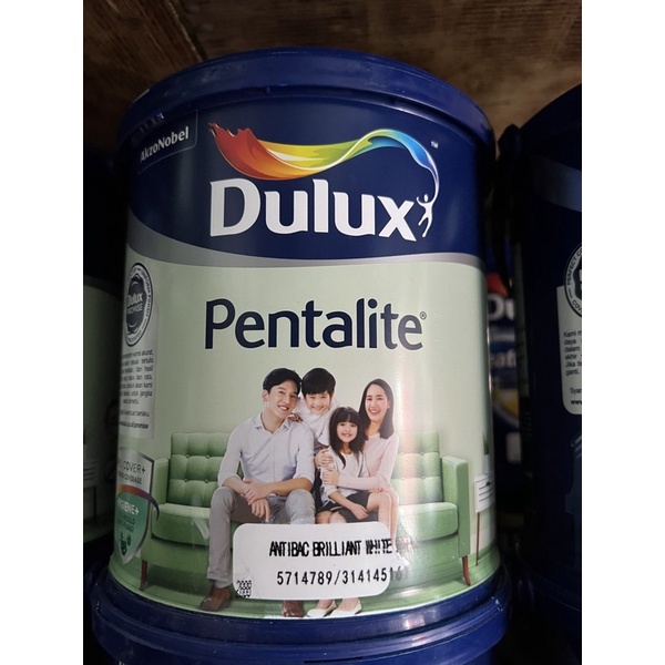 Jual Dulux Pentalite Brilliant White 2290 Kemasan 25 Liter Shopee Indonesia 8725