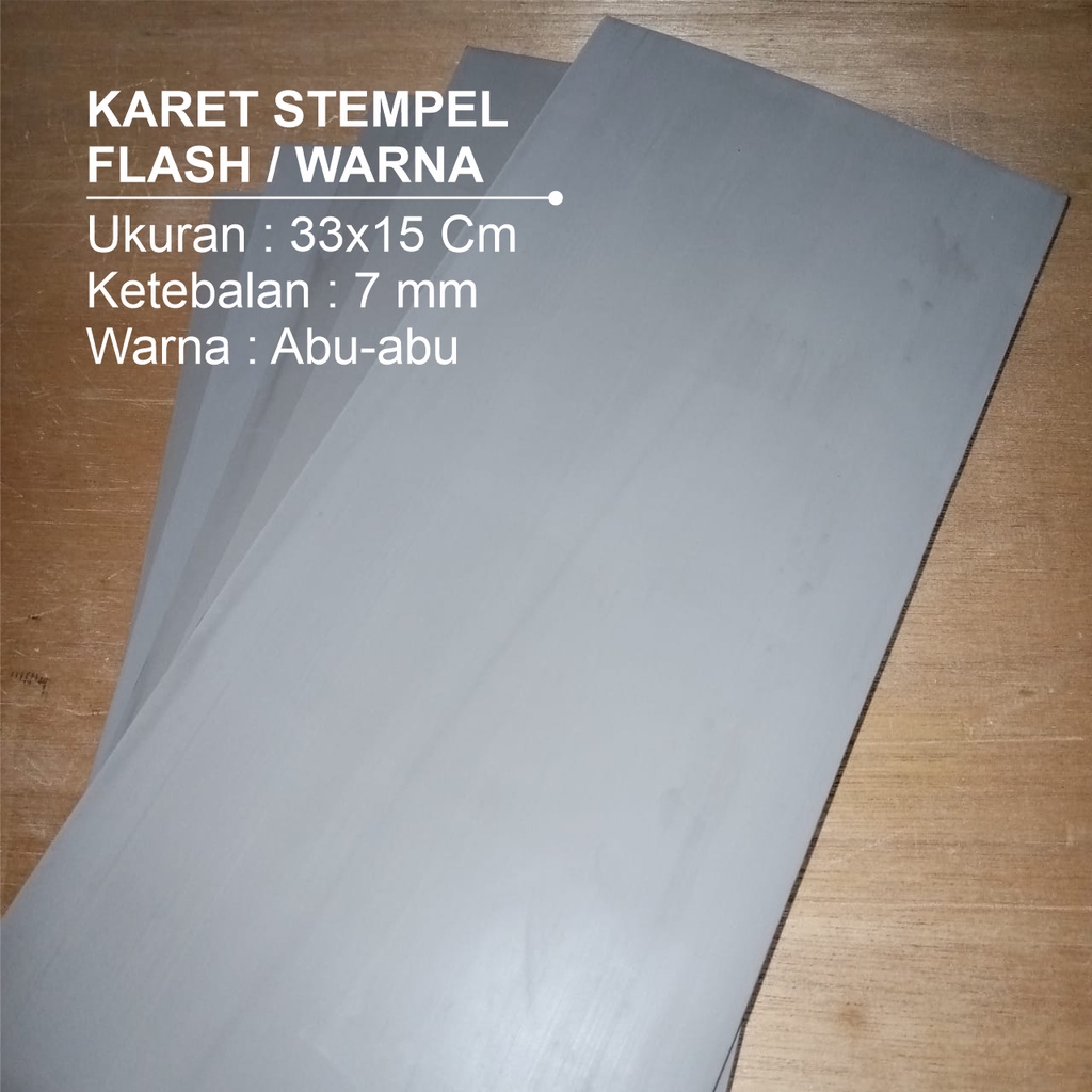 Jual Karet Stempel Flash Bahan Stempel Otomatis Stempel Warna Kualitas Premium Warna Abu