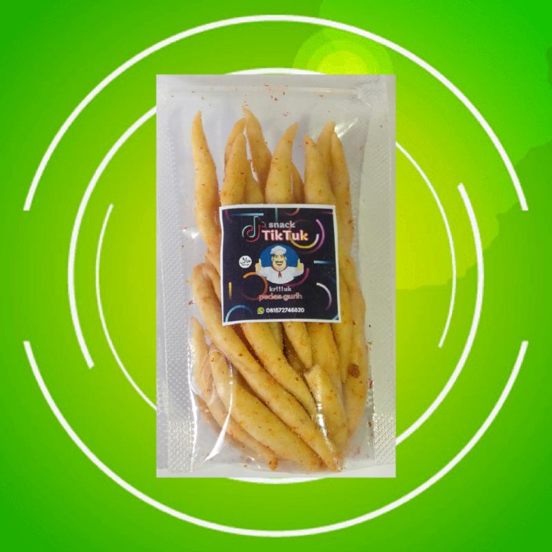 Jual Snack Tiktuk Pedas Gurih Enak Lezat Cemilan Murah Makanan Khas