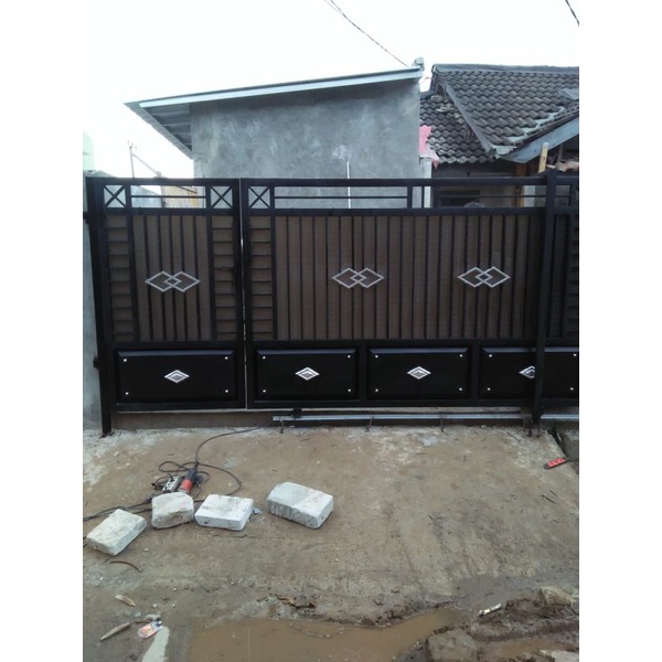 Jual pagar besi minimalis modern | Shopee Indonesia