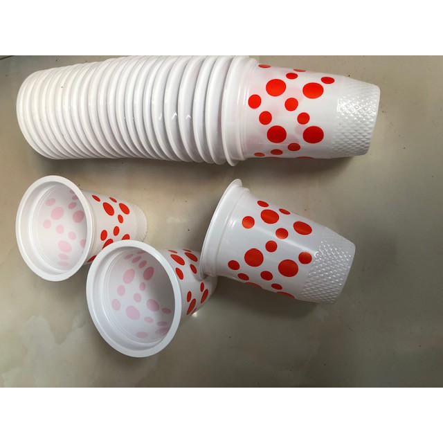 Jual Gelas Plastik Motif Bola Polkadot Shopee Indonesia 3555