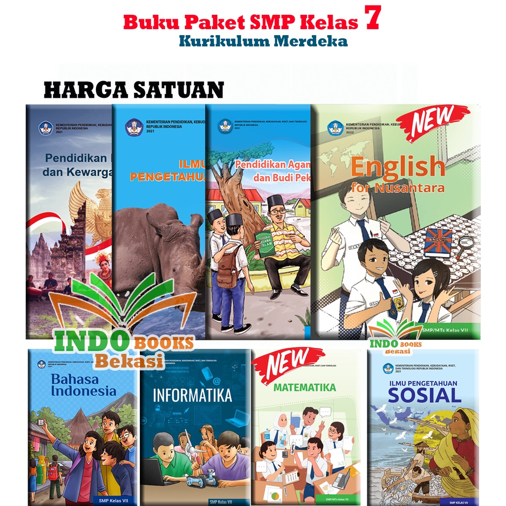 Jual Buku SMP Kelas 7 / VII Kurikulum Merdeka / Kurikulum Penggerak ...