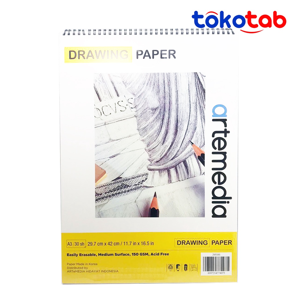 Jual Buku Gambar Sketchbook Drawing Paper Artemedia Drawing Paper A3 Shopee Indonesia 9651