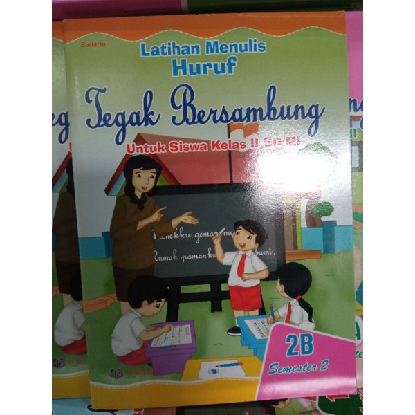 Jual BUKU LATIHAN MENULIS HURUF TEGAK BERSAMBUNG 2B UNTUK SD KELAS 2 ...