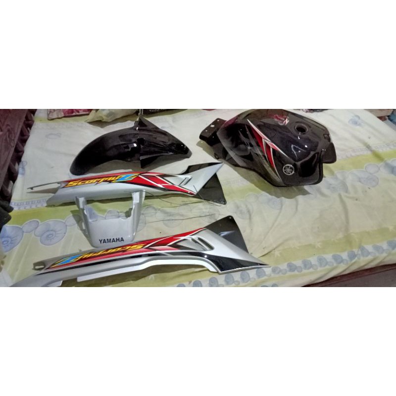Jual Body Set Scorpio Z Komplit Dengan Tangki Bulat, Full Original