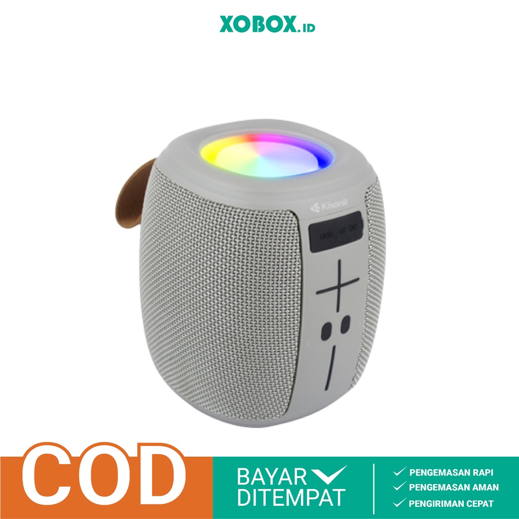 Jual Kisonli Speaker Bluetooth Portable Super Bass Q16 1200mAh - XOBOX ...