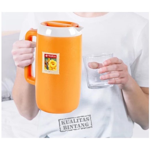 Jual Teko Eskan Thermo Water Jug Panasdingin Ukuran Besar 25ltr Lionstar Original Shopee 2913