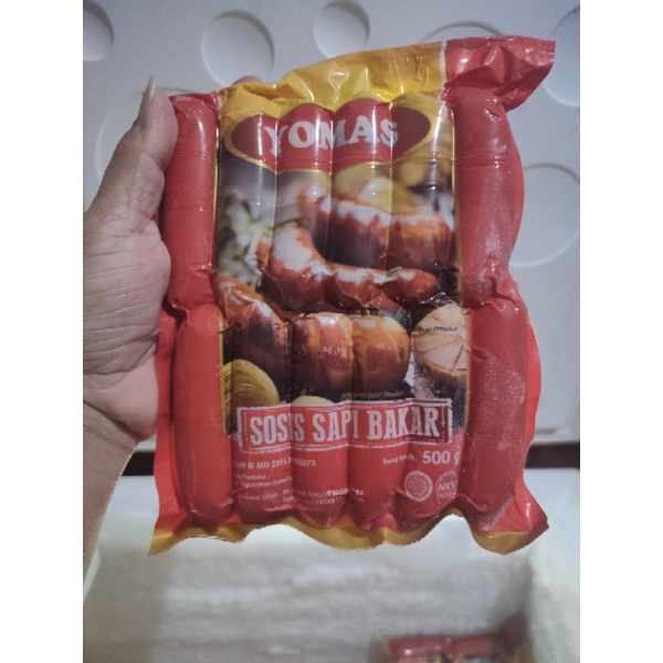 Jual Yomas Sosis Sapi Bakar 500 Gram Isi 12 Pcs | Shopee Indonesia