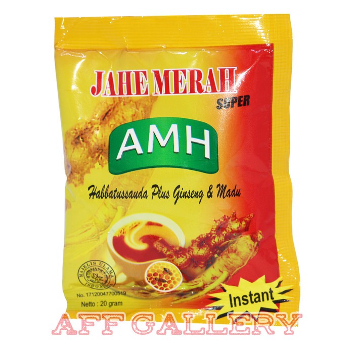 Jual Jahe Merah Super Amh Sachet Shopee Indonesia 4584