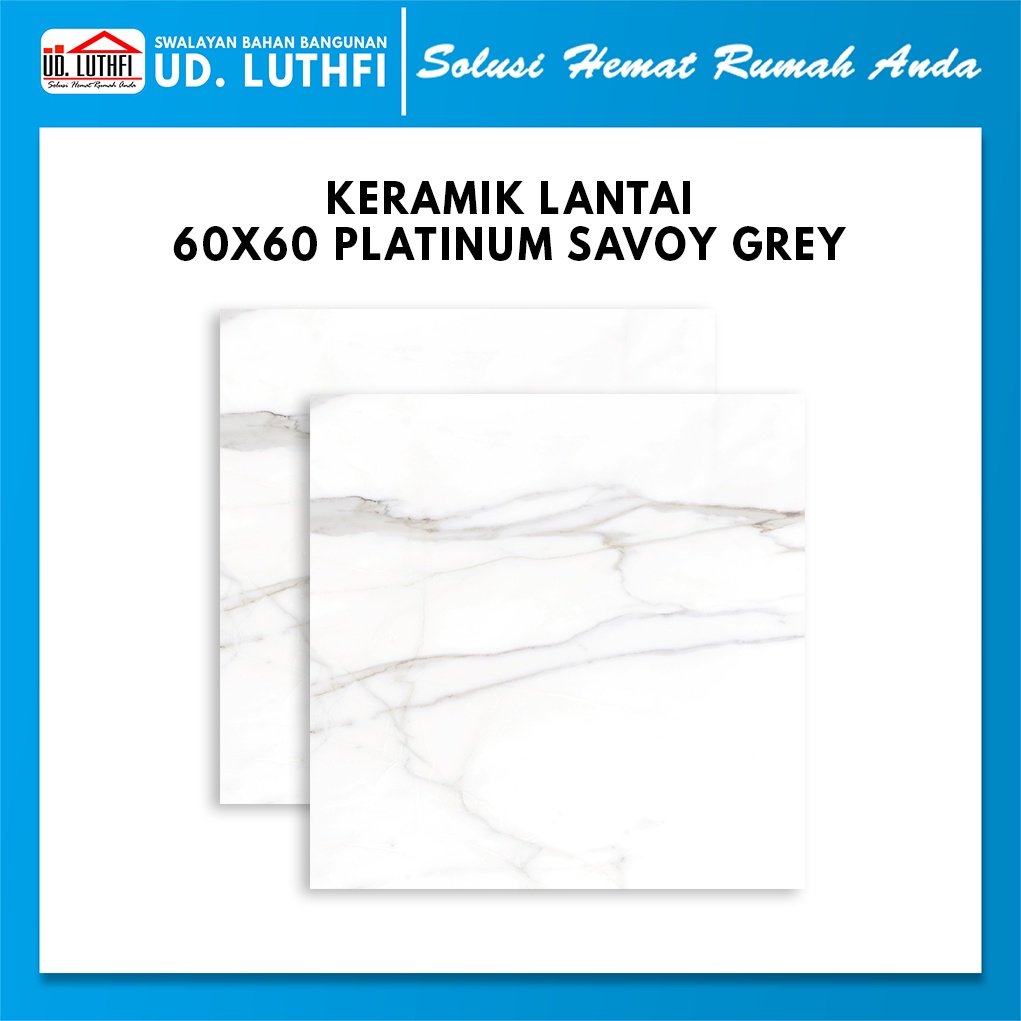 Jual Keramik Lantai 60x60 Platinum Savoy Grey Shopee Indonesia