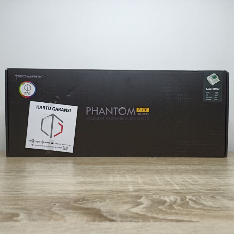 Jual Tecware Gaming Keyboard Phantom Elite Rgb Gateron Switch Hijau