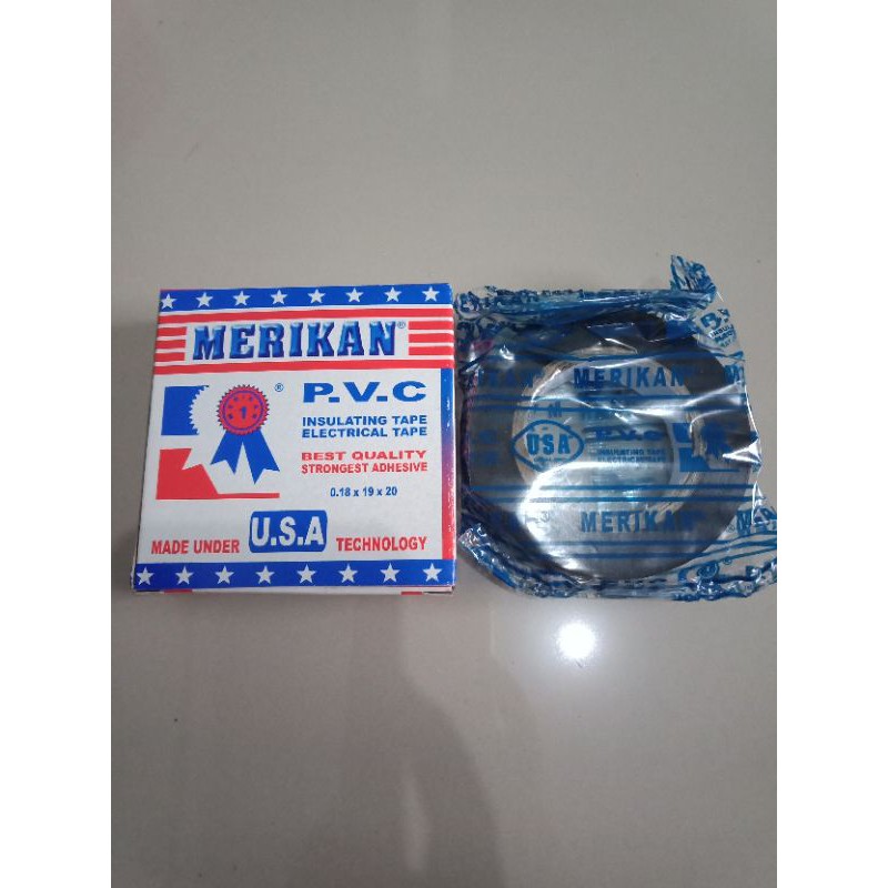 Jual ISOLASI HITAM MERK MERIKAN ISOLATIF TEBAL MOTOR LISTRIK MURAH ...