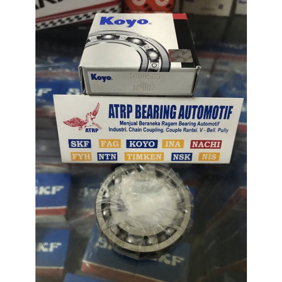 Jual BALL BEARING 16005 C3 KOYO ORIGINAL 25X47X8 | Shopee Indonesia