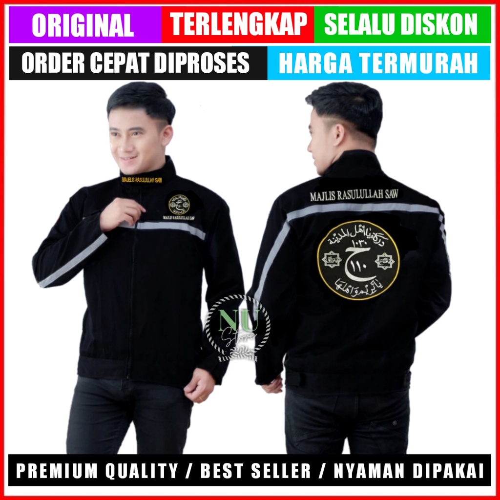 Jual [GRATIS ONGKIR] Jaket Darkah / Jaket Majelis Rasulullah SAW Darkah ...