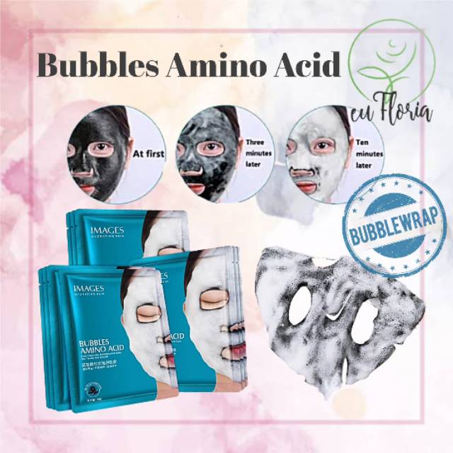 Jual IMAGES BUBBLE AMINO ACID MASK FOAM MENGECILKAN PORI | Shopee Indonesia
