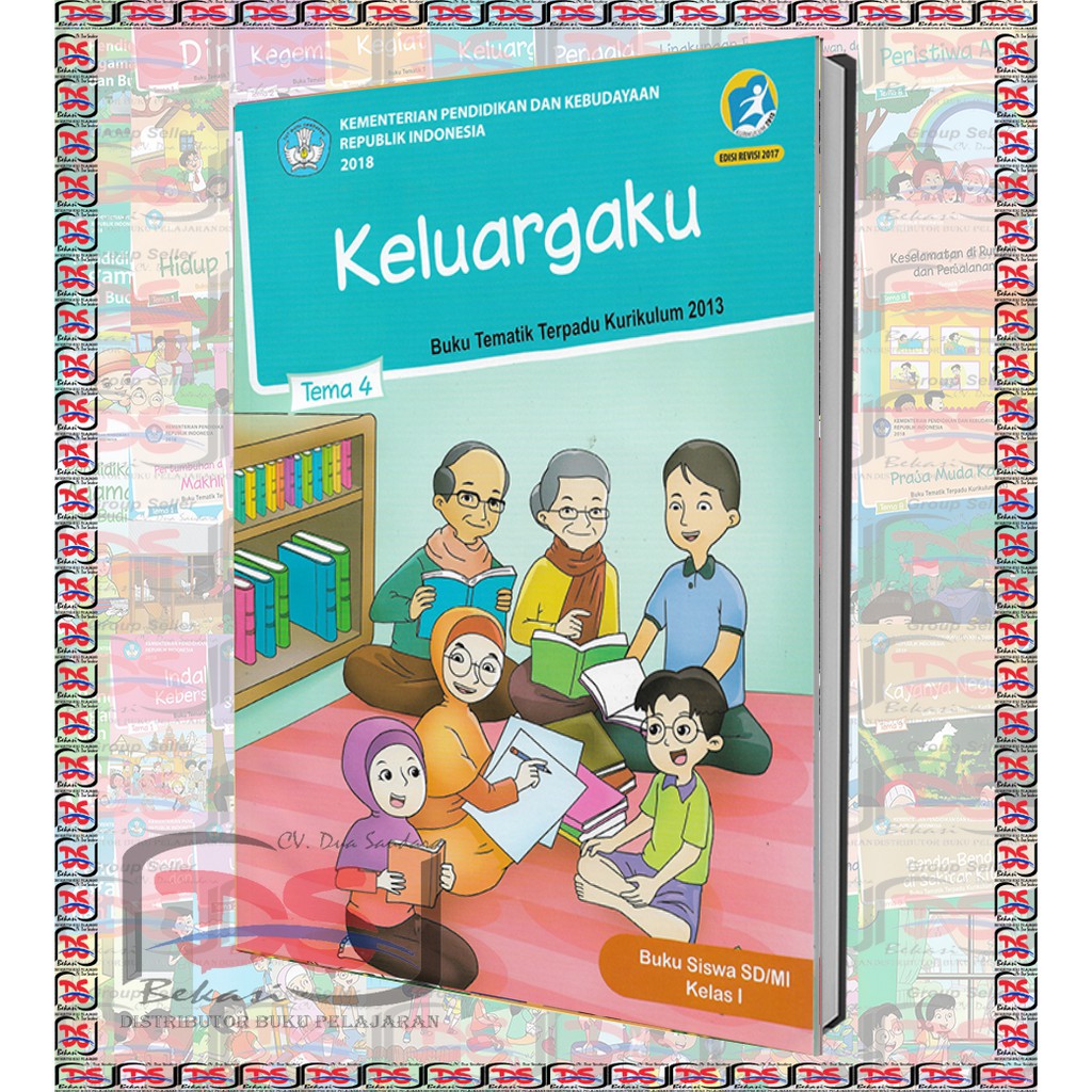 Jual Buku Tematik Terpadu Kelas 1 SD Tema 4 Kurikulum 2013 Revisi 2018 ...
