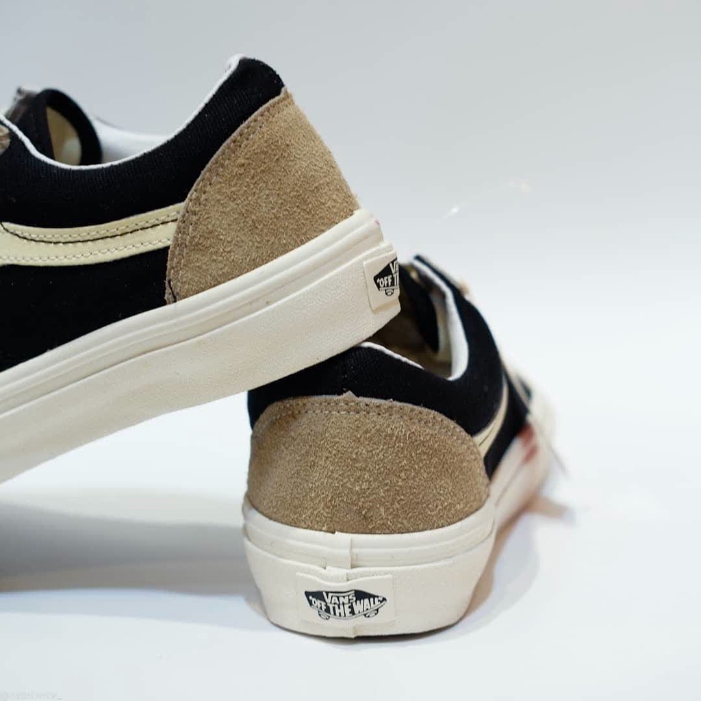 Vans old skool birch black top