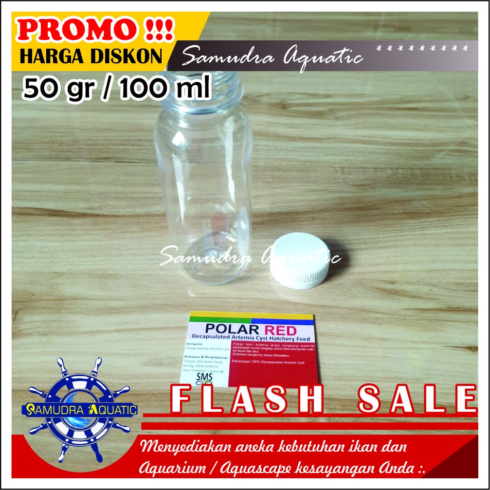 Jual Botol Repack 50gr / 100 ml, Botol Plastik + Stiker 4x6 (Mem Prime ...