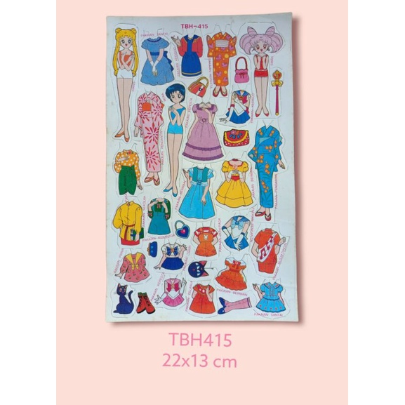 Jual Mainan BP Bongkar Pasang Jadul Sailor Moon | Shopee Indonesia