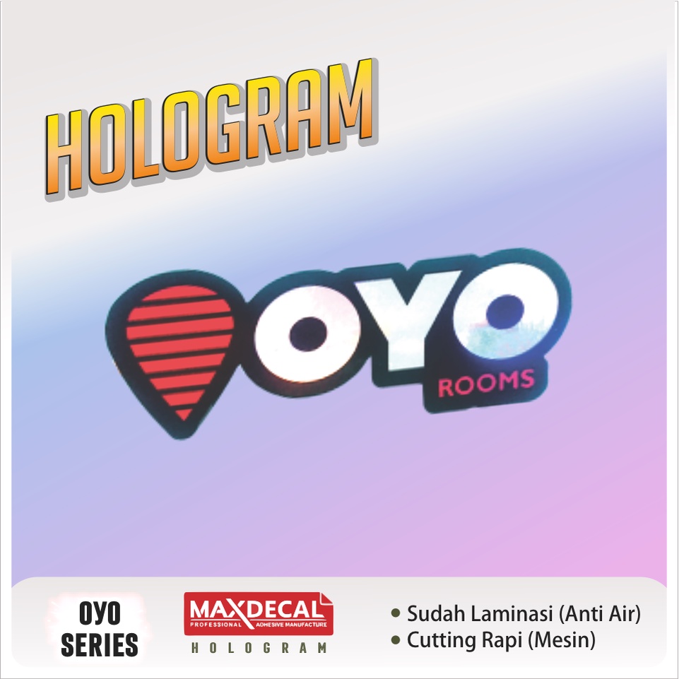Jual STICKER HOLOGRAM OYO SERIES | STICKER RACING | STICKER PACK ...
