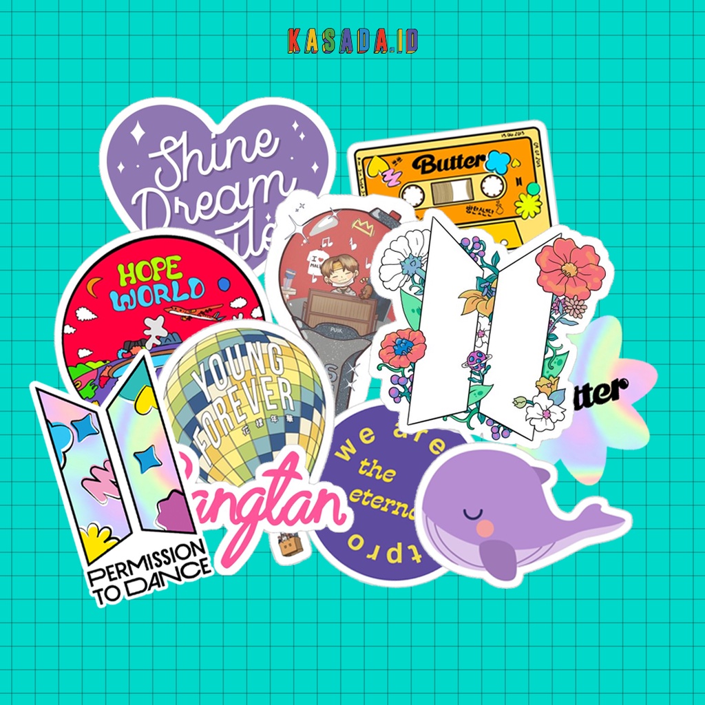 Jual STIKER/STICKER PACK BTS | Shopee Indonesia