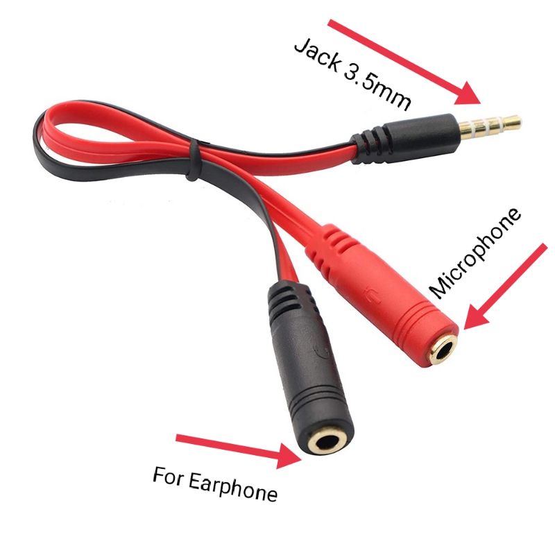 Jual Kabel Audio Splitter Jack Mm Kabel Cabang Audio Splitter Audio Sambungan Converter