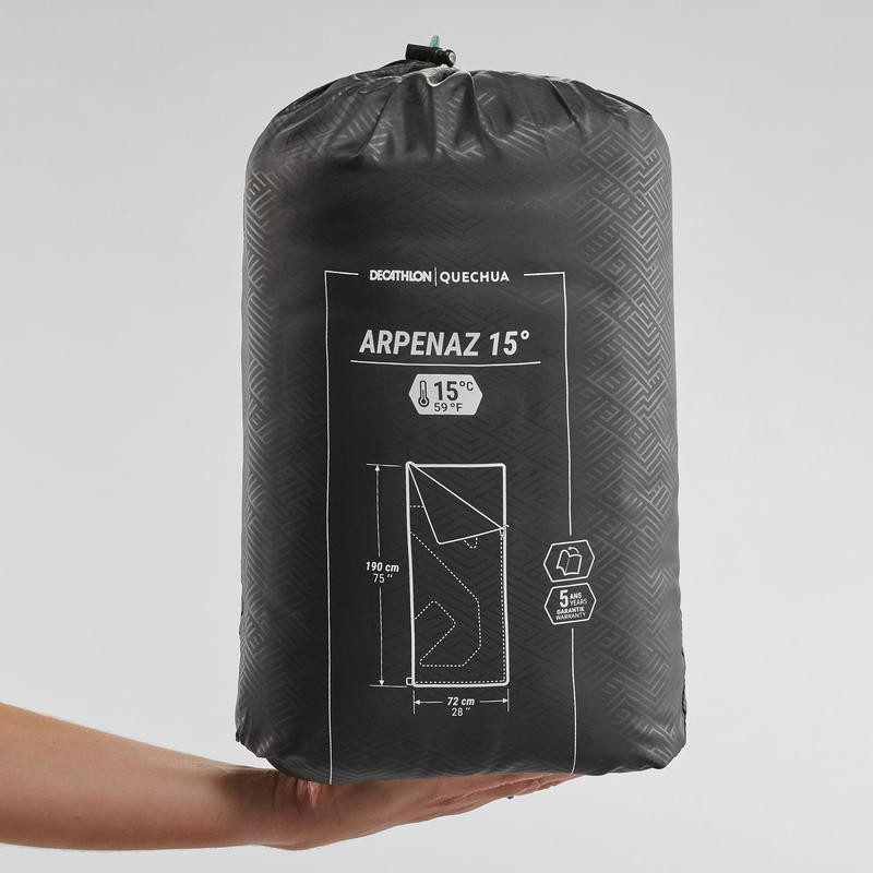 Jual KANTUNG TIDUR UNTUK KEMAH ARPENAZ 15° SLEEPING BAG QUECHUA